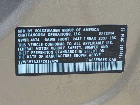 Used 2015 Volkswagen Passat TDI SE FWD image 41