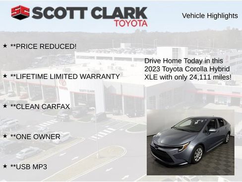 Used 2023 Toyota Corolla XLE image 12