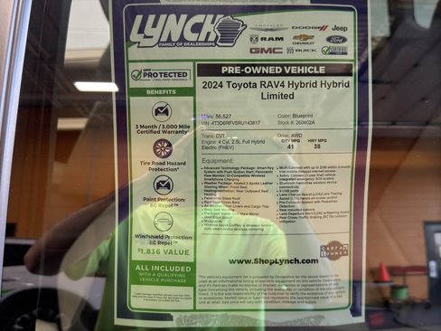 Used 2024 Toyota RAV4 Limited w/ Advanced Technology Package image 42