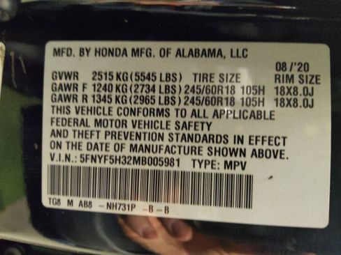 Used 2021 Honda Pilot EX image 33