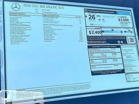 New 2026 Mercedes-Benz GLC 300 4MATIC image 17