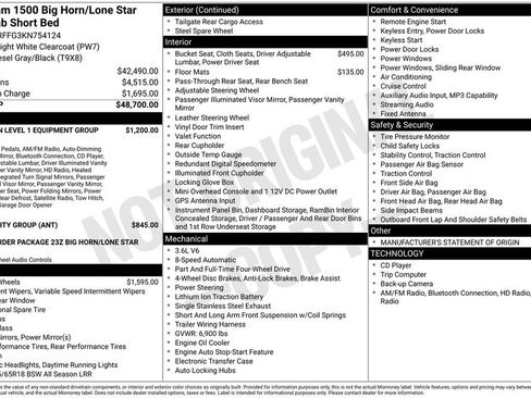 Used 2019 RAM 1500 Big Horn AWD/4WD image 2