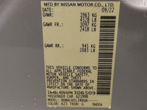 Used 2023 Nissan Altima 2.5 SV FWD image 33