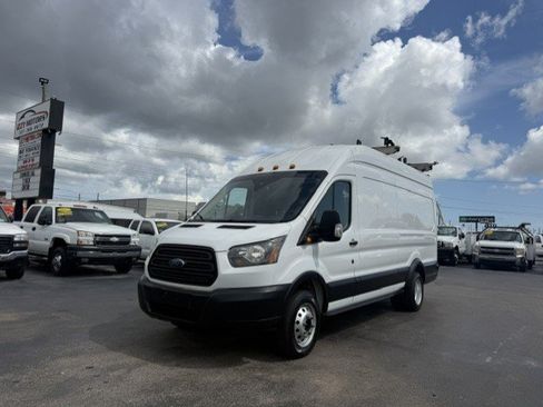Used 2019 Ford Transit 350 148 High Roof Extended DRW RWD image 1
