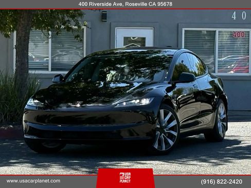 Used 2025 Tesla Model 3 Long Range AWD/4WD image 1