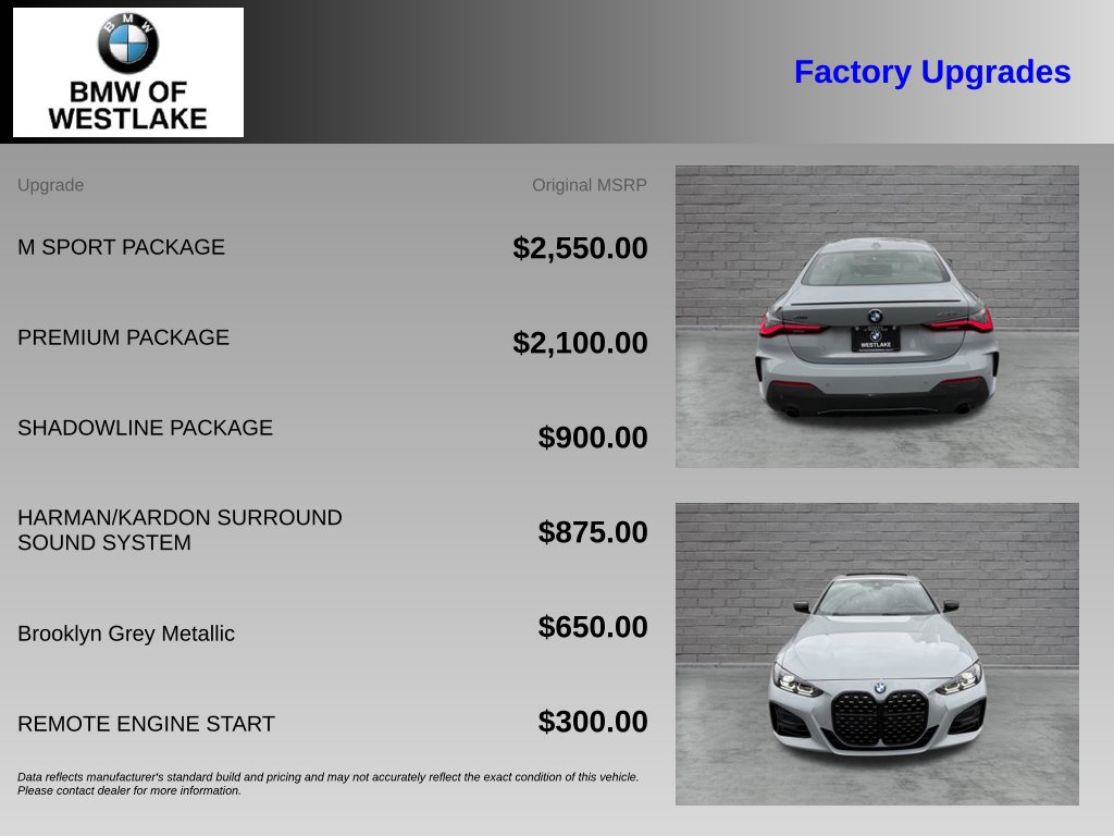 Used 2024 BMW 430i xDrive Coupe w/ M Sport Package AWD/4WD image 4