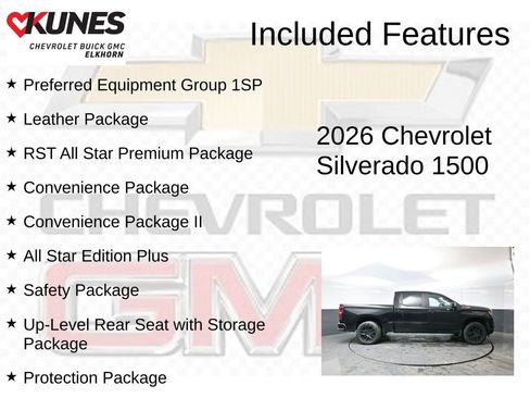 New 2026 Chevrolet Silverado 1500 RST w/ RST All Star Premium Package AWD/4WD image 2