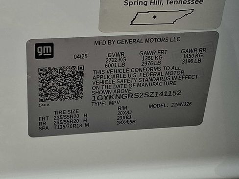 Certified 2025 Cadillac XT5 Sportv w/ Technology Package AWD/4WD image 27
