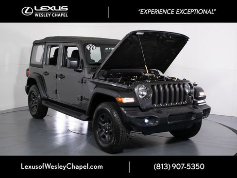 Used 2022 Jeep Wrangler Unlimited Sport AWD/4WD image 14