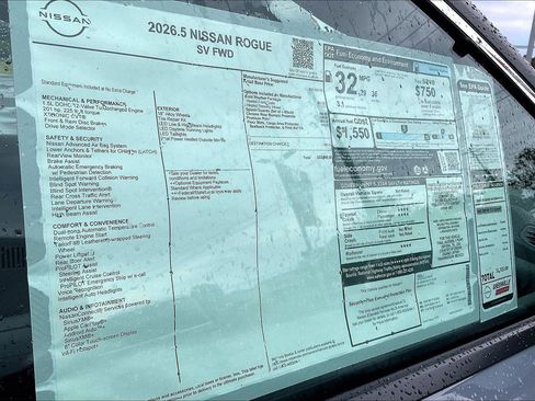New 2026 Nissan Rogue SV FWD image 15