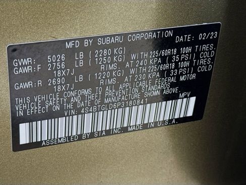 Certified 2023 Subaru Outback Onyx Edition XT image 25