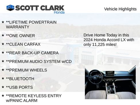 Used 2024 Honda Accord LX image 11