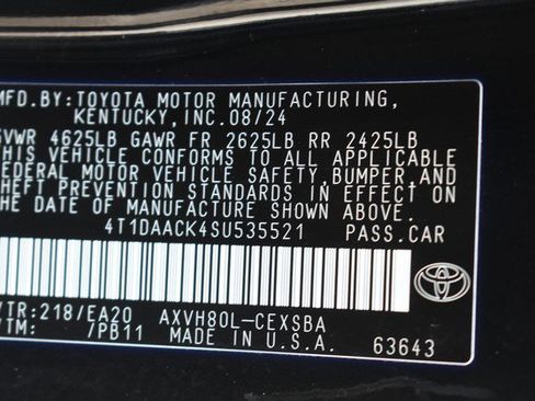 Certified 2025 Toyota Camry SE FWD image 33