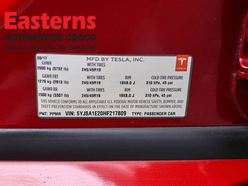 Used 2017 Tesla Model S 75D AWD/4WD image 32