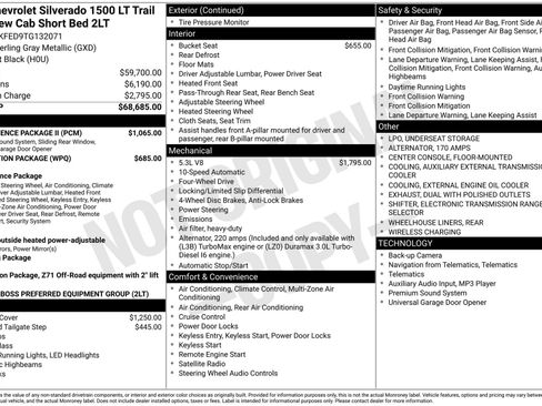 Used 2026 Chevrolet Silverado 1500 LT Trail Boss w/ Convenience Package II AWD/4WD image 3