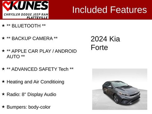 Used 2024 Kia Forte LXS image 2