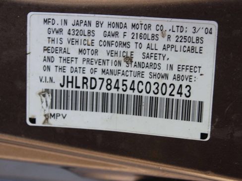 Used 2004 Honda CR-V LX image 10