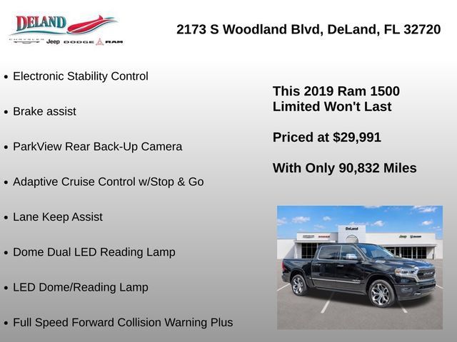 Used 2019 RAM 1500 Limited AWD/4WD image 22