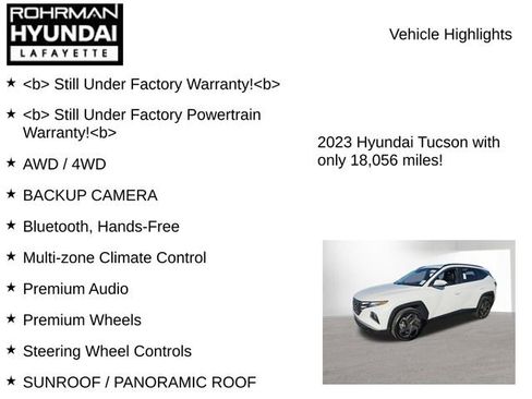 Used 2023 Hyundai Tucson SEL w/ Convenience Package AWD/4WD image 8