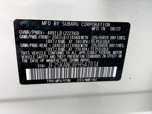 Certified 2023 Subaru Forester Limited AWD/4WD image 34