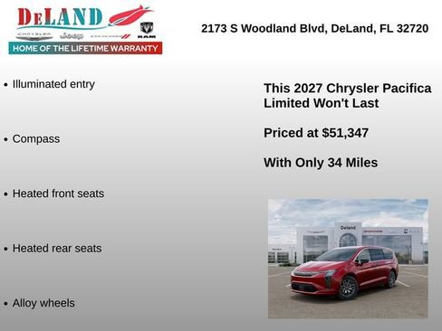 New 2027 Chrysler Pacifica Limited FWD image 18
