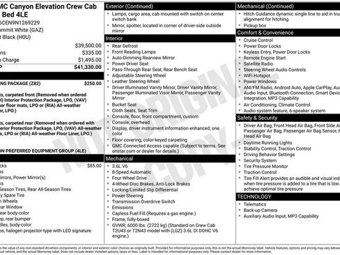 Used 2022 GMC Canyon Elevation w/ Trailering Package image 35