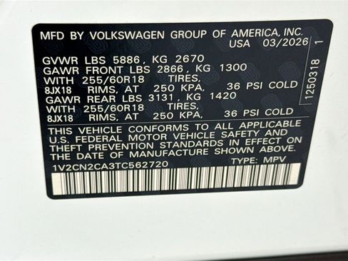 New 2026 Volkswagen Atlas Peak Edition AWD/4WD image 34