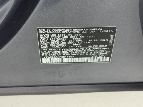 Used 2023 Volkswagen Atlas Cross Sport SE w/ Black Wheel Package image 43