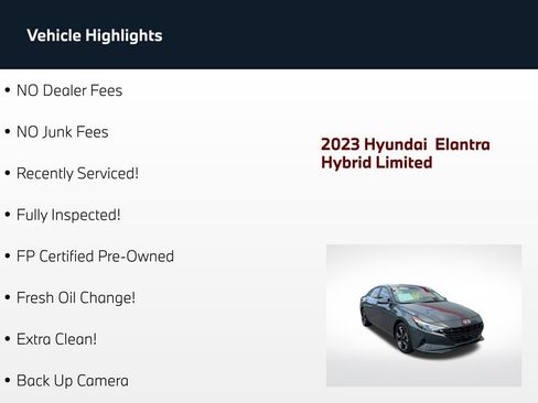 Used 2023 Hyundai Elantra Limited FWD image 61