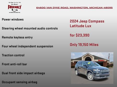Used 2024 Jeep Compass Latitude AWD/4WD image 10