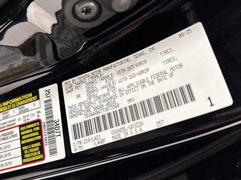 New 2026 Toyota Sequoia Platinum w/ TRD Performance Package (TMS) image 11