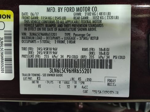 Used 2017 Lincoln MKZ Select image 33