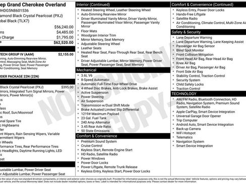 Used 2022 Jeep Grand Cherokee Overland w/ Luxury Tech Group IV image 7