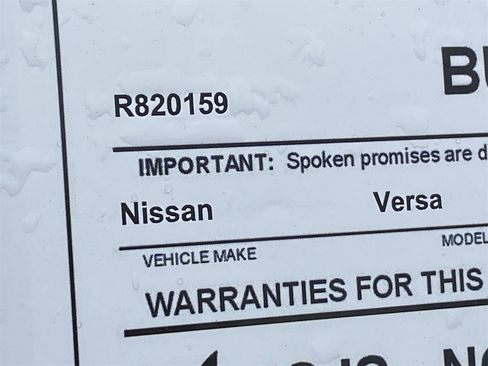 Certified 2024 Nissan Versa SV w/ Trunk Package image 35