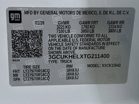 New 2026 Chevrolet Silverado 1500 ZR2 w/ LPO, Dark Essentials Package image 33