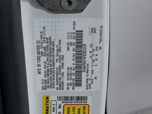 Used 2015 Ford Fusion SE FWD image 21