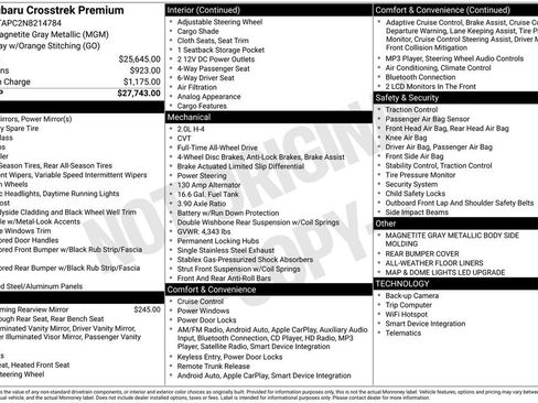 Used 2022 Subaru Crosstrek 2.0i Premium AWD/4WD image 5