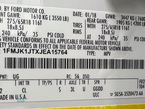 Used 2018 Ford Expedition Max XLT w/ Equipment Group 202A AWD/4WD image 61