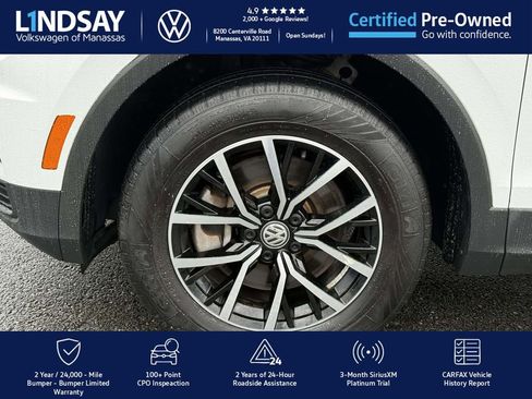 Certified 2021 Volkswagen Tiguan SE w/ Panoramic Sunroof Package image 8