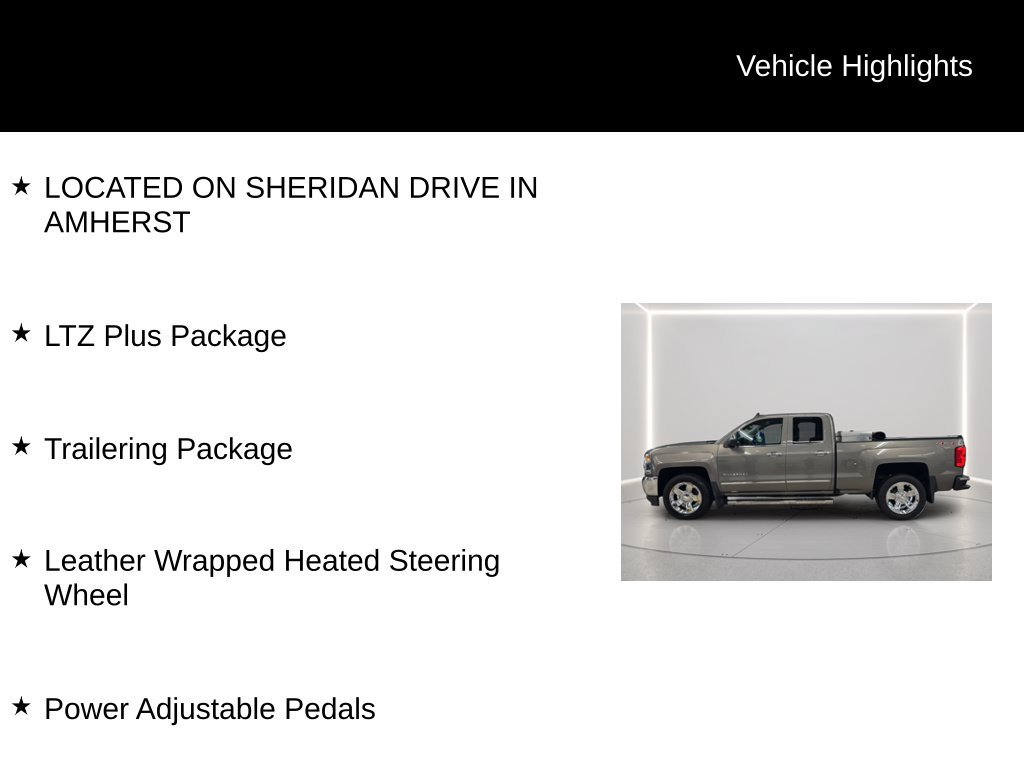 Used 2017 Chevrolet Silverado 1500 LTZ w/ Sport Package AWD/4WD image 5