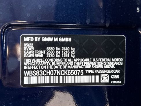 Certified 2022 BMW M5 w/ Competition Package image 29