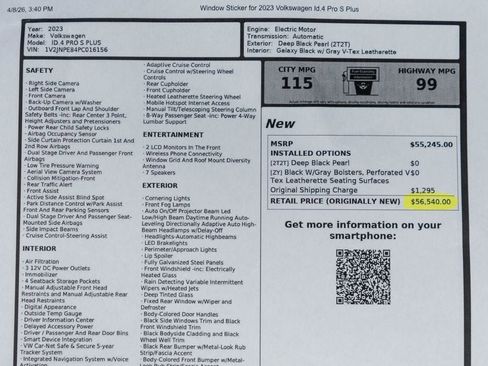 Used 2023 Volkswagen ID.4 Pro S Plus image 53