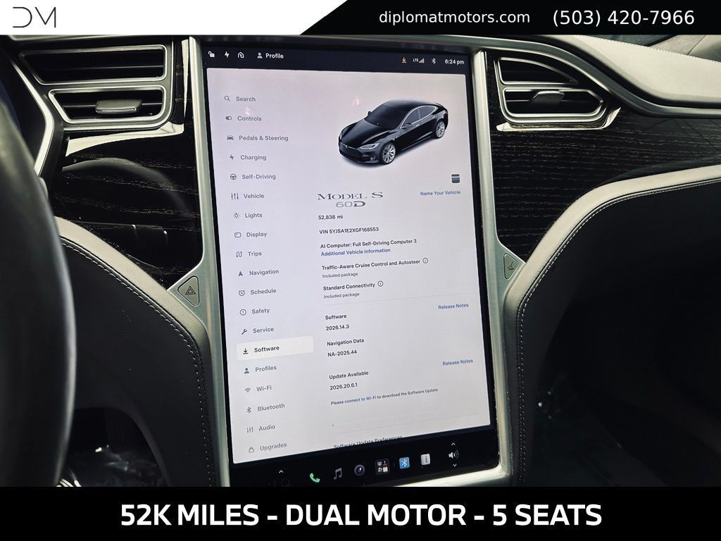 Used 2016 Tesla Model S 60D AWD/4WD image 33