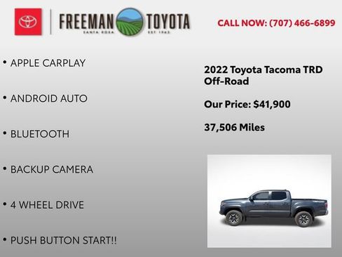 Used 2022 Toyota Tacoma TRD Off-Road AWD/4WD image 5