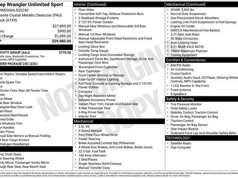 Used 2017 Jeep Wrangler Unlimited Sport w/ Connectivity Group image 39