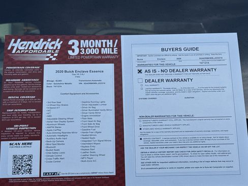 Used 2020 Buick Enclave Essence w/ Sound and Sites Package image 37