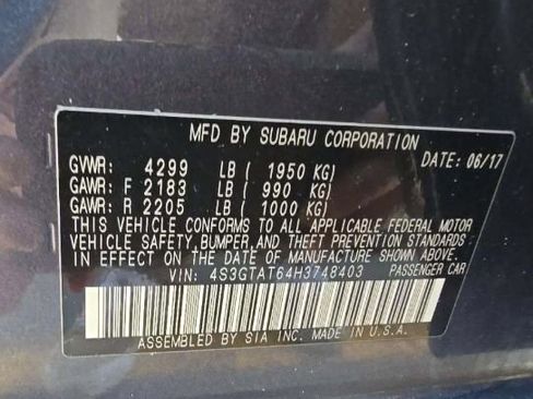 Used 2017 Subaru Impreza 2.0i Limited w/ Moonroof/BSD & Rcta/Eyesight image 18