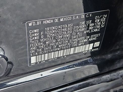 Used 2024 Honda HR-V EX-L image 37