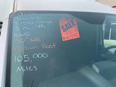 Used 2016 Ford Transit 150 130 Medium Roof image 3