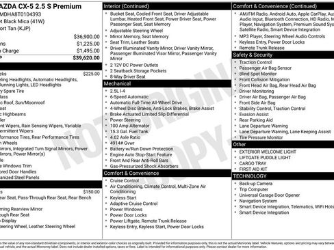 New 2026 MAZDA CX-5 2.5 S w/ Premium Package image 1